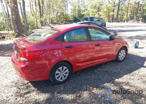 2017 Hyundai Accent Se z USA, uszkodzony, nr VIN KMHCT4AE6HU298933